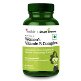 andMe Smart Greens Women’s Vitamin B-Complex Capsules. Vegan & Plant Based. Supplement with B-Vitamins, Turmeric & Ashwagandha. Improves Blood Circulation & Digestion|Boosts Energy & Mood|60 Capsules
